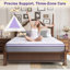 22cm  and 25cm Medium Feeling Pocket Sprung & Memory Foam Hybrid Mattress for Cool Comfort and Lasting Support-735350659-735350671