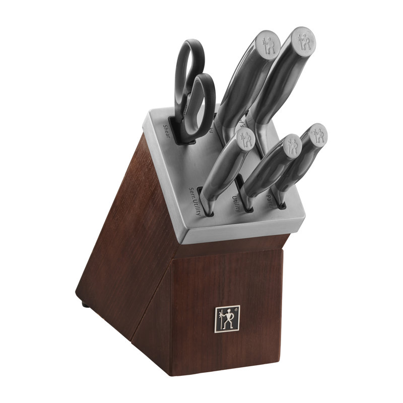 Graphite 7 Piece Knife Block Set
