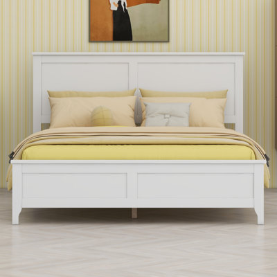 Modern Solid Wood Platform Bed