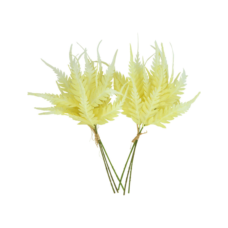Tiges de fougère en polysilk, Crème