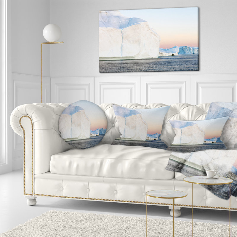 Coussin lombaire en mer ices de régions polaires