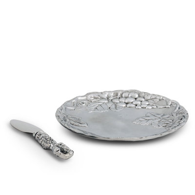 Grape Aluminum Appetizer Plate
