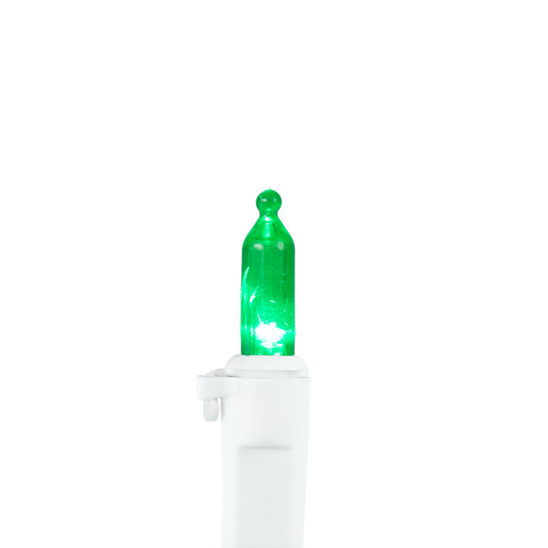 100-Count LED Mini Christmas Lights 33ft Wire, Multi-Colored/White