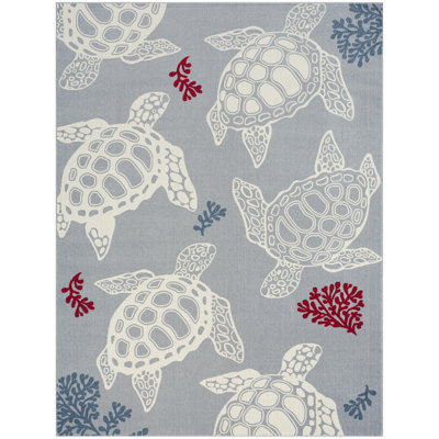 Tapis gris Animal