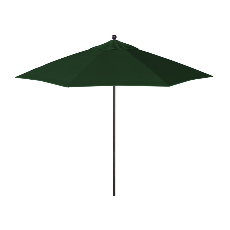 Parasol de marché octogonal 9 pi Ilsa, Toile verte Pacifica