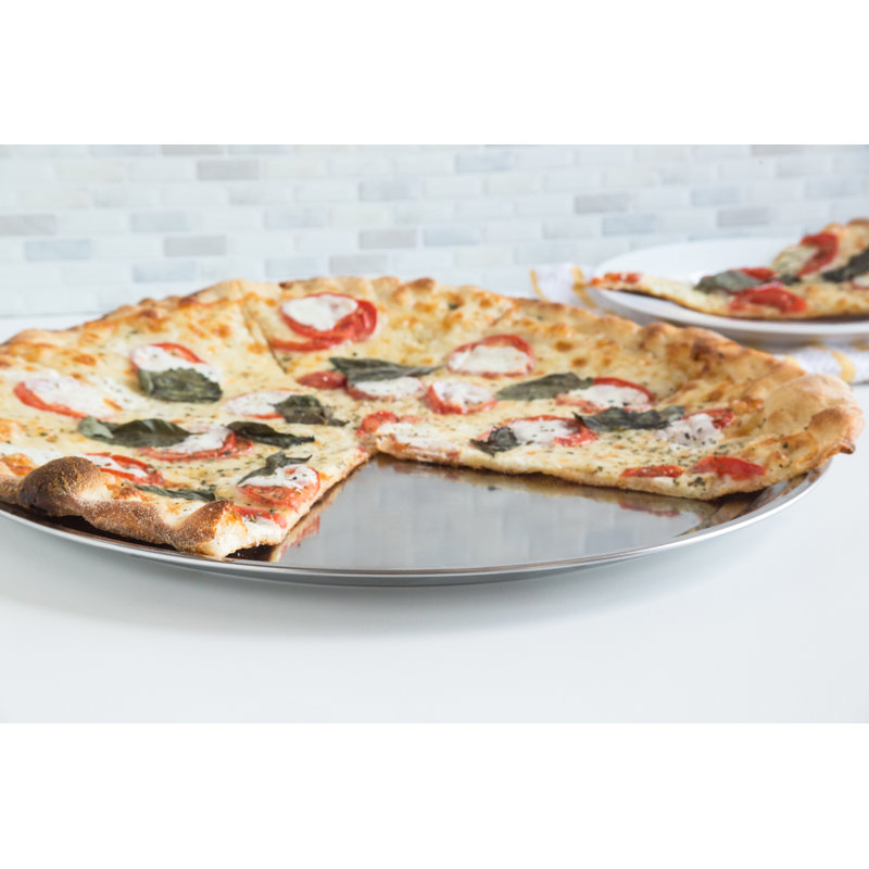 16-Inch Stainless Steel Round Pizza Pan