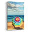  «Beach Umbrella 1» par Alonzo Saunders, art mural en verre acrylique, 16 po x 24 po-1071023191