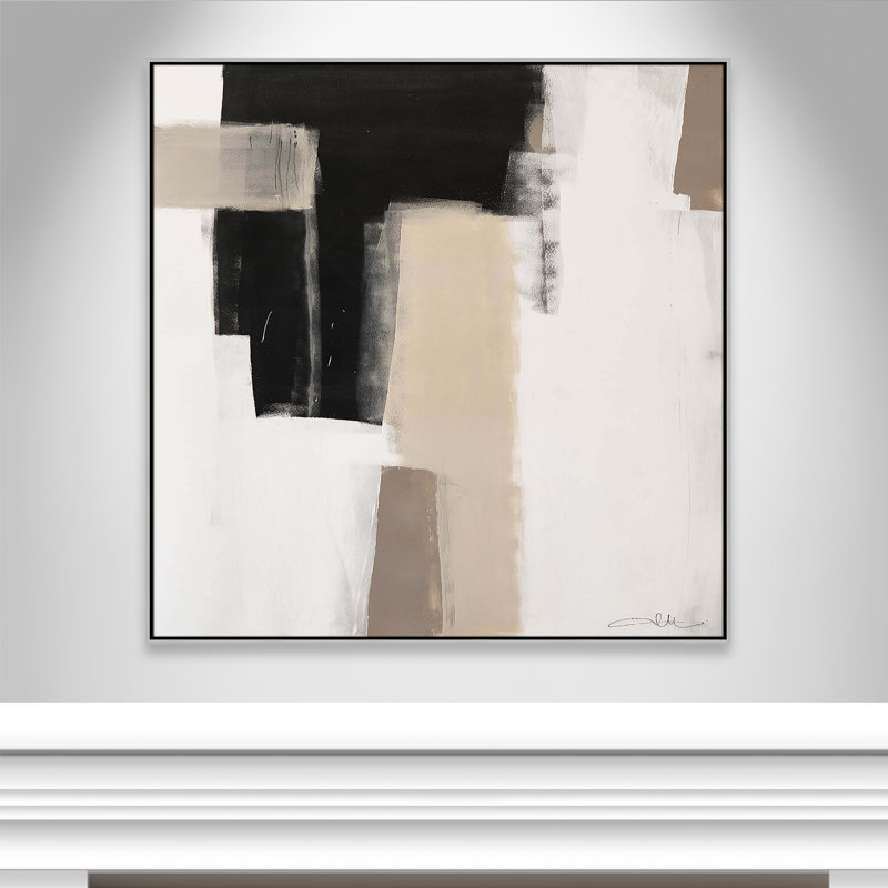 Earth Scapes I-A Print by Casa Fine Arts, Silver Floater Framed, 46.5" H x 46.5" W x 2" D