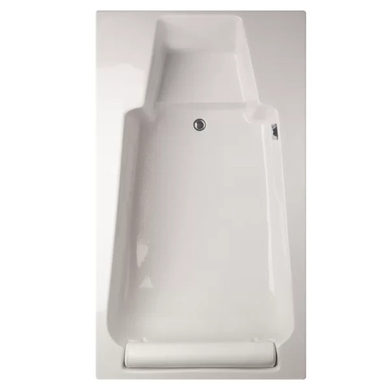 Premier 74'' L Soaking Bathtub, White, White