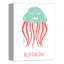 « hello darling jellyfish », art sur toile Jered