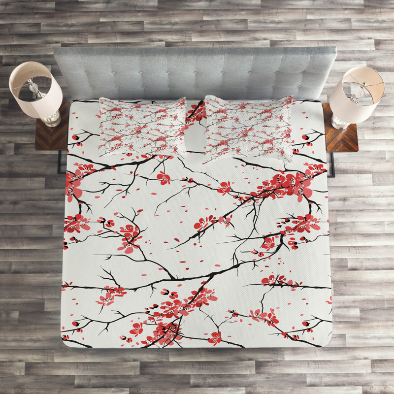 Polyester Coverlet, King Bedspread + 2 Shams
