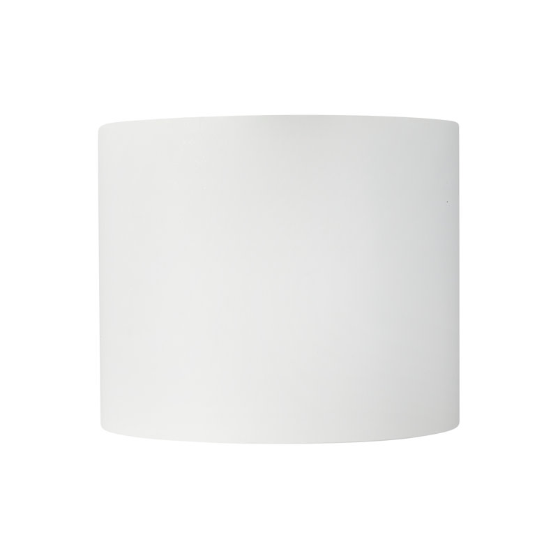 Uma 7-in Black dimmable LED Semi-Flush Mount, White, Height 6 in