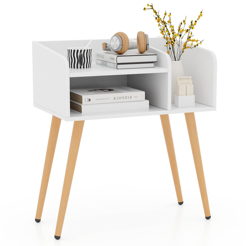 50cm W Metal Bedside Table