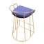 Jillian Upholstered Counter Stool with Metal Frame-314192081-353474377