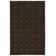 Togut Non-Slip Polypropylene Rectangle Mocha Area Rug