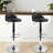 Temelec Swivel Upholstered Adjustable Height Counter Stool with Metal Frame-723566046