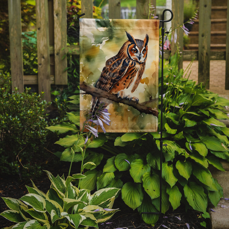 Drapeau de jardin en polyester double face H 15,5 po x l 11,25 po