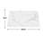 Modern 48" Solid Surface Bathroom Vanity Top for Vessel Sink - White Carrara Design