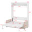 Lit escamotable mural Murphy avec coussin-1472771175-1472771174