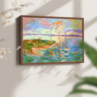 A Peaceful Evening - Reproduction encadrée - Restickable