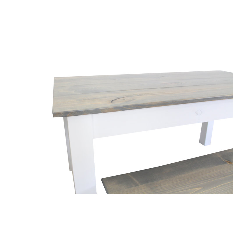 Table de salle à manger Ariana, L 66 po x l 30 po, Gris