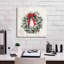 «Titmouse Christmas Wreath» par Lori Deiter, art mural sur toile-1244883079
