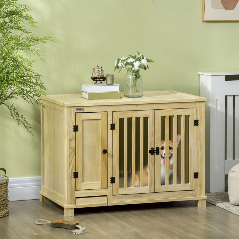 Meuble pour cage à chien Pawhut