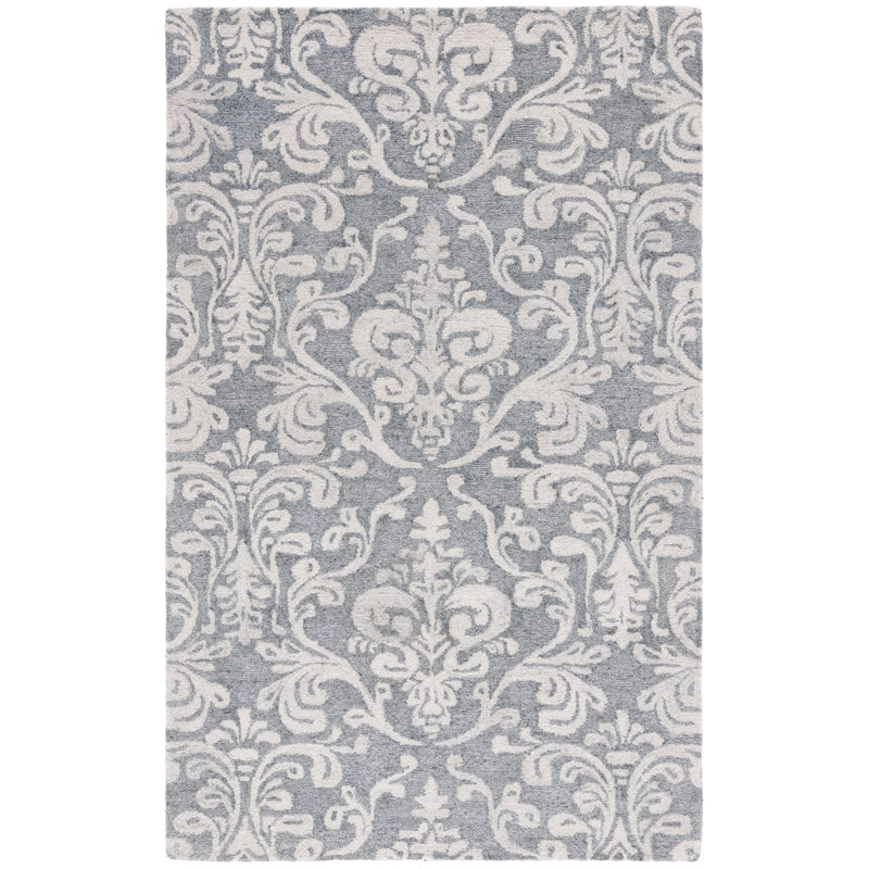 Colen Tufted Performance Damask Rug, Runner 2'3" x 8'