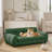 Upholstered Rectangular Pet Bed with Backrest and Armrests-702551518