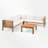 Acacia 4 - Person Patio Conversation Set with Cushions-206060079