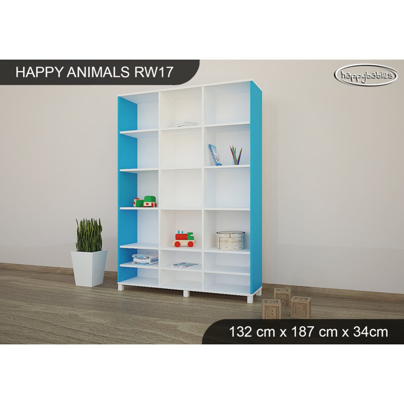187cm H X 132cm W Kids Bookcase, Blue