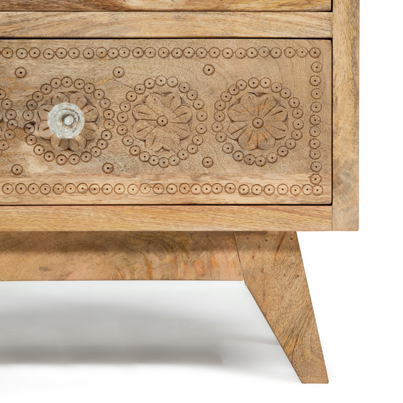 Ducote 21.5'' W Solid Wood Nightstand