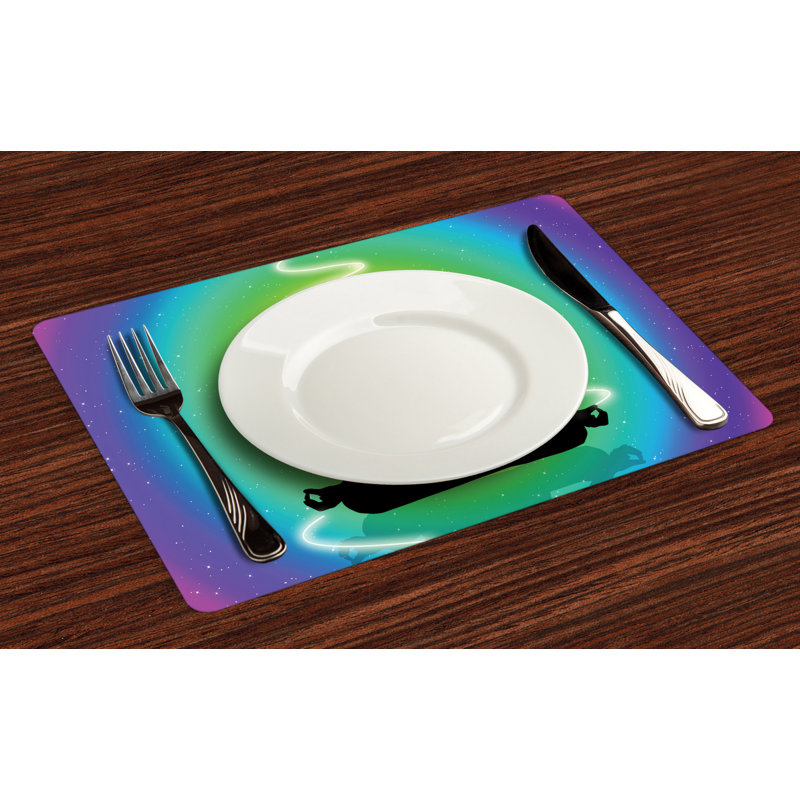 Polyester Abstract Rectangle Placemat