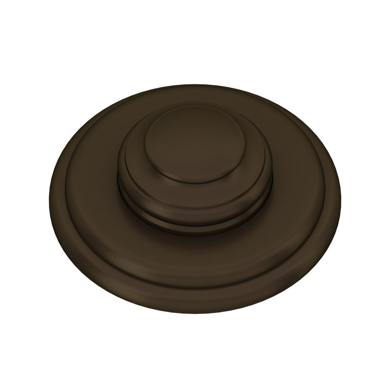 Rohl Waste Disposal Air Switch Button, Tuscan Brass