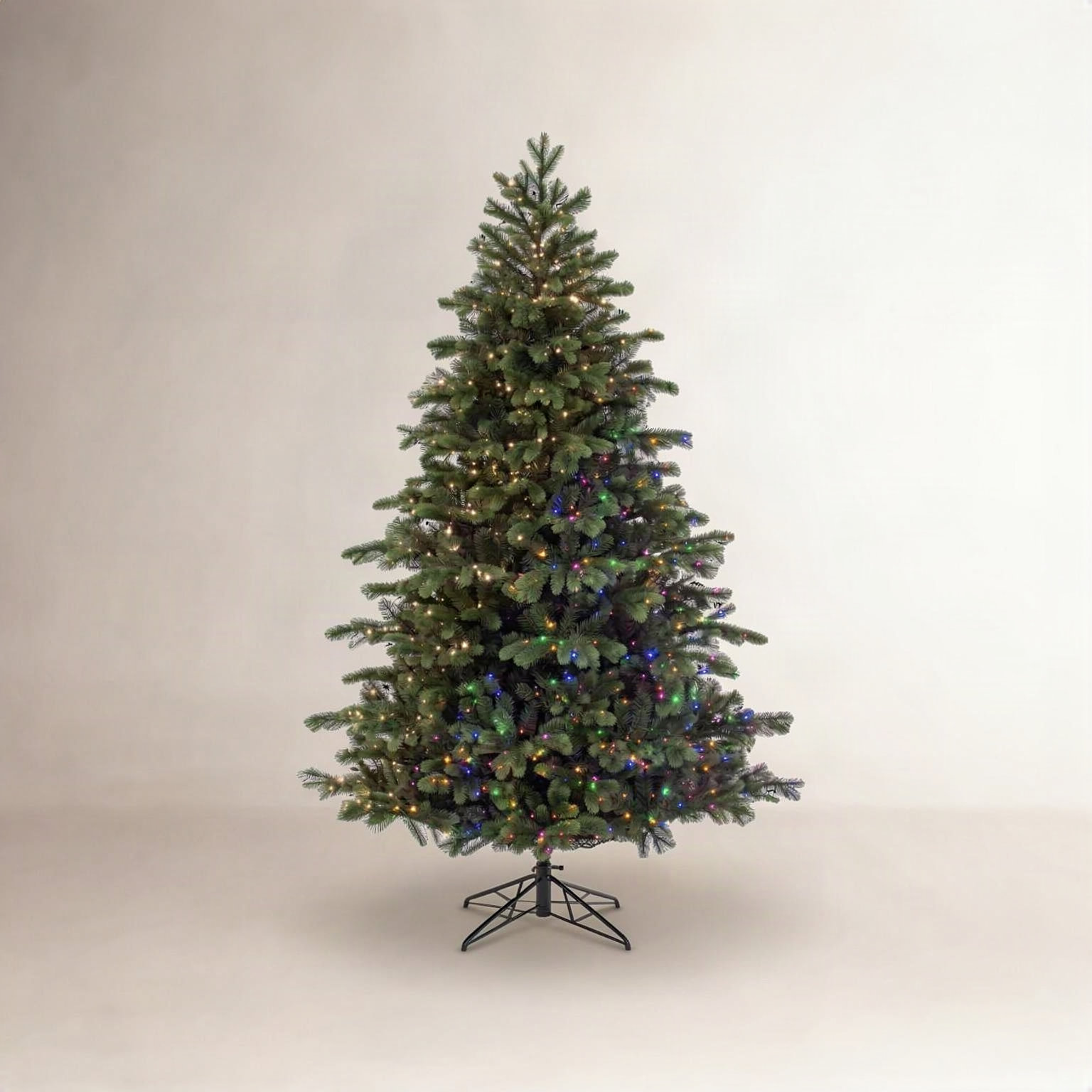 Douglas Fir Christmas Tree, 6.5' x 56", Pre-lit