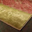 Tapis beige / vert à motif abstrait Gary-20493889