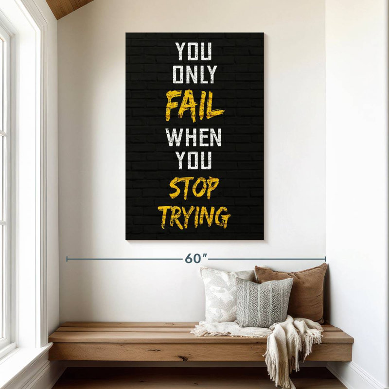 When You Stop Trying, 48" H x 32" W