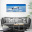 Airplane In The Air - No Frame Print on Canvas