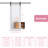 Frosted Glass and Manufactured Wood White Sliding Barn Door with Installation Hardware Kit(No Assembly Required)-91043559