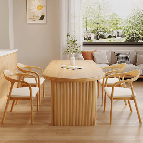 Fit and Touch 5 - Piece Double Pedestal Dining Set - Wayfair Canada