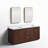 Cloverfield 72'' Double Bathroom Vanity with Cultured Marble Top-93496107-93496108