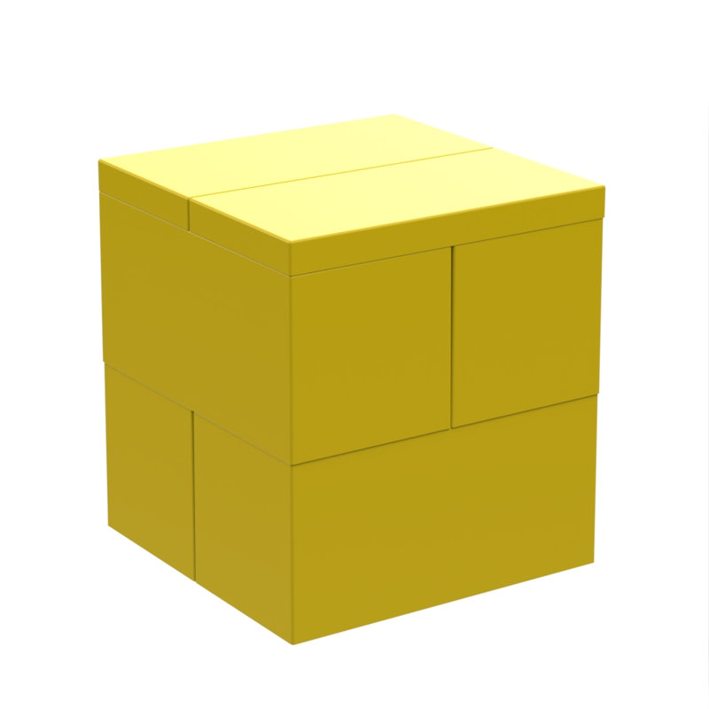 Accent Stool, Yellow