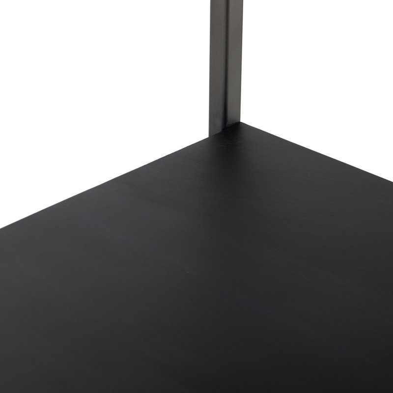 Trey Bookcase, Black Wash