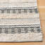 Tapis beige / gris en coton tissé à la main Babs-661502996
