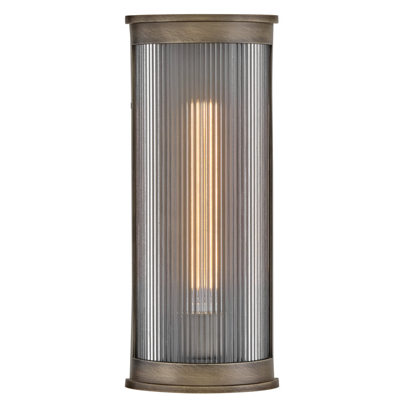 Lanterne murale Hinkley Bluffton, Inférieur, 17 po de hauteur, Bronze brillant