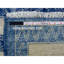 Tapis en denim bleu en laine noué à la main 5 pi 10 po x 8 pi 9 po avec motif berbère d'influence berbère 1899A5CD691B47C9B02254C1E076D58B