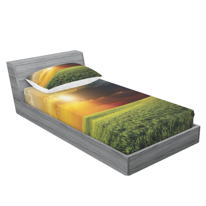 Microfiber Sheet Set, Twin XL Sheet Set with Fitted Sheet