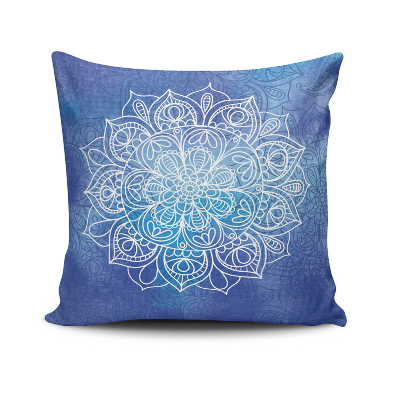 Housse de coussin carré en coton / polyester Eriyanna