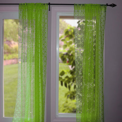 Pateros Lace Sheer Curtain Single Panel