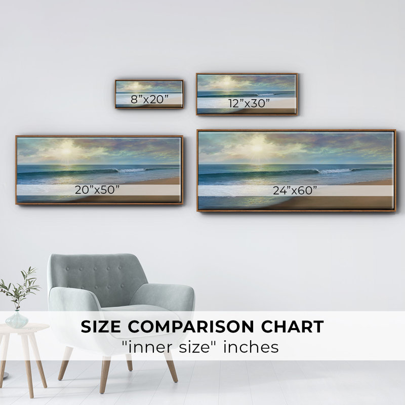A Long Walk- Framed Canvas, 20" H x 50" W